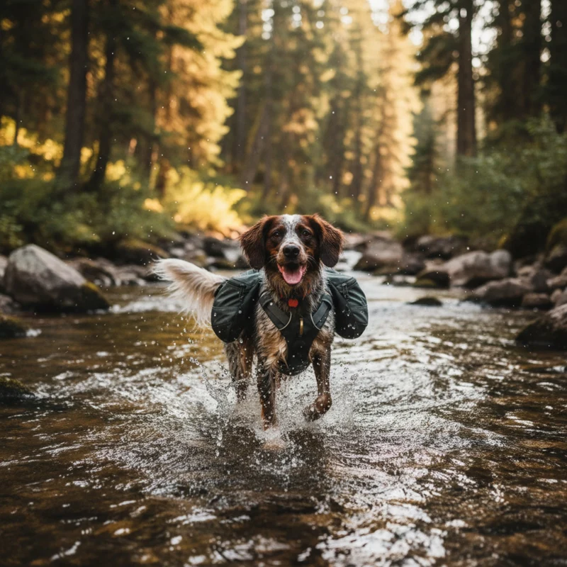 Ruffwear Front Range Day Pack – Hundegeschirr mit Packtaschen für Wanderungen & Outdoor-Abenteuer