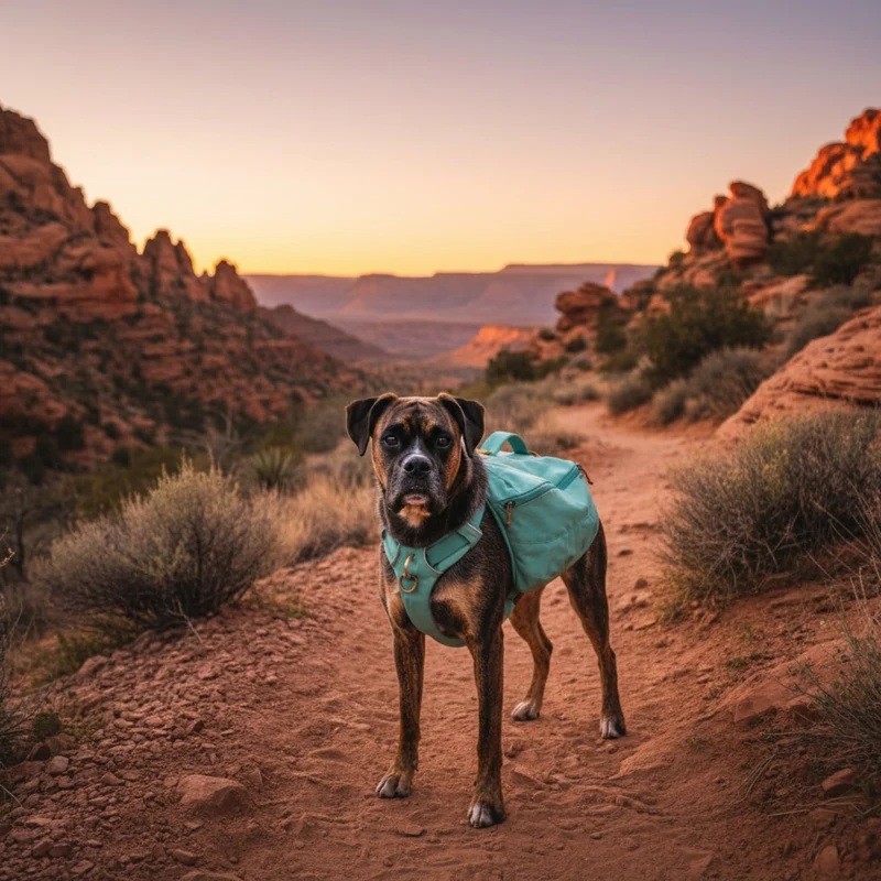 Ruffwear Front Range Day Pack – Hundegeschirr mit Packtaschen für Wanderungen & Outdoor-Abenteuer
