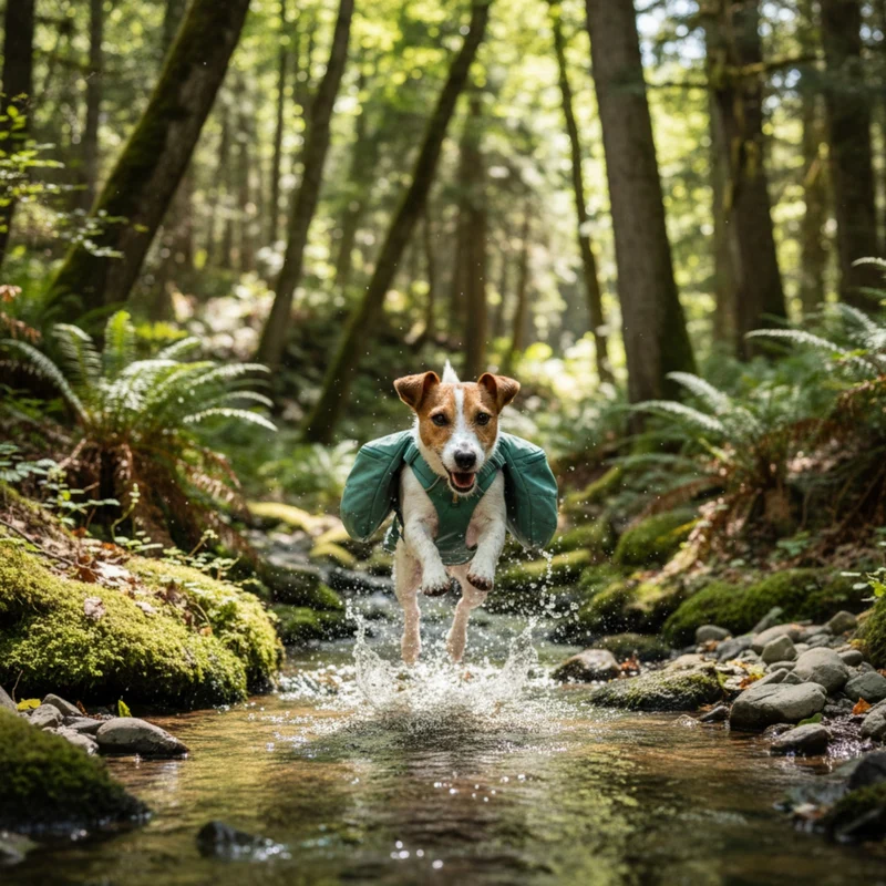 Ruffwear Front Range Day Pack – Hundegeschirr mit Packtaschen für Wanderungen & Outdoor-Abenteuer