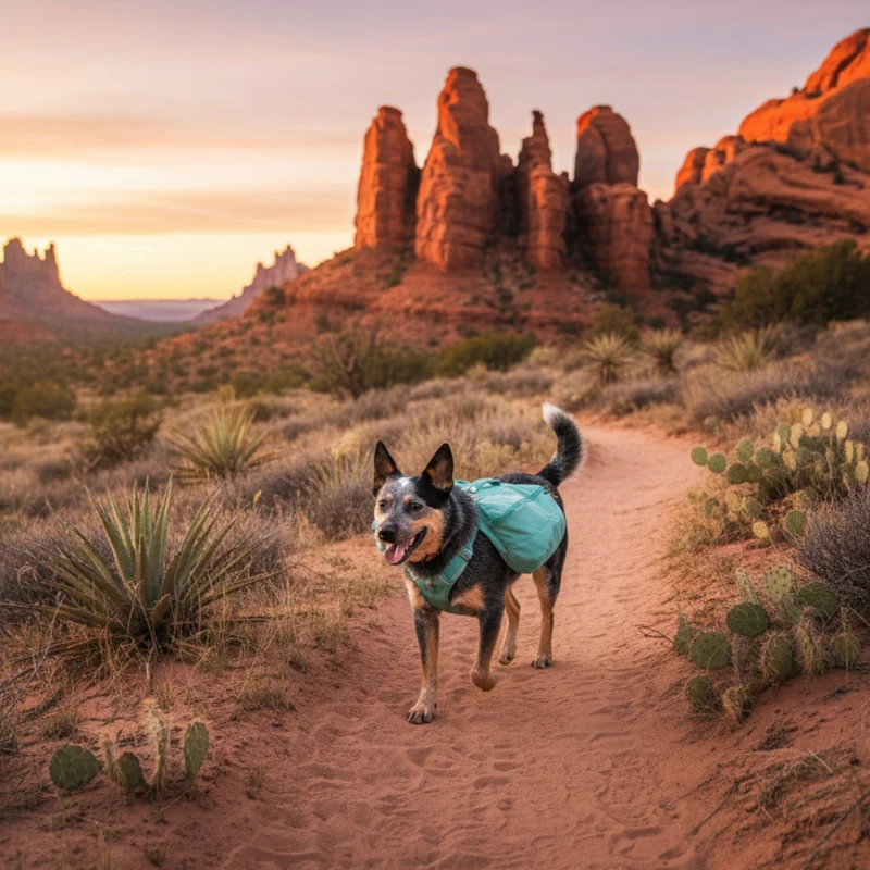 Ruffwear Front Range Day Pack – Hundegeschirr mit Packtaschen für Wanderungen & Outdoor-Abenteuer