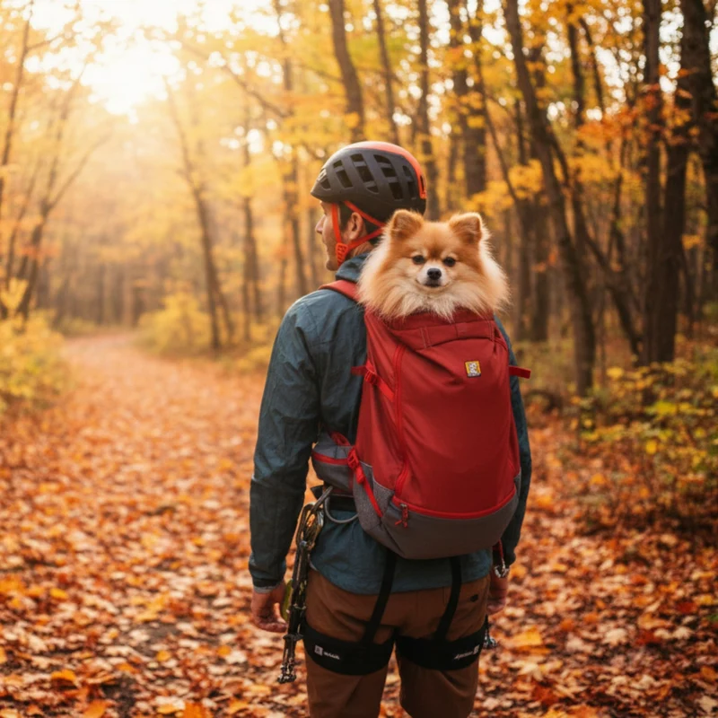Ruffwear Hitch Hiker Dog Backpack Carrier – Komfortable Hunderucksack-Tragetasche für Abenteuer & sichere Transporte