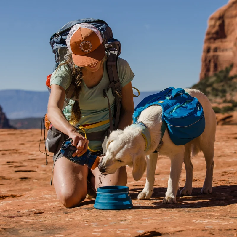 Ruffwear Approach Pack – Ergonomischer Hunderucksack mit Satteltaschen für aktive Hunde auf Trekking & Wandertouren