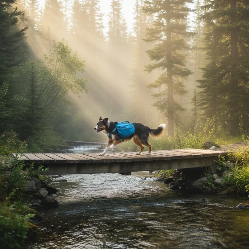 Ruffwear Approach Pack – Ergonomischer Hunderucksack mit Satteltaschen für aktive Hunde auf Trekking & Wandertouren