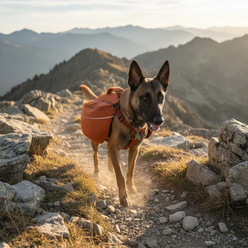 Ruffwear Approach Pack – Ergonomischer Hunderucksack mit Satteltaschen für aktive Hunde auf Trekking & Wandertouren