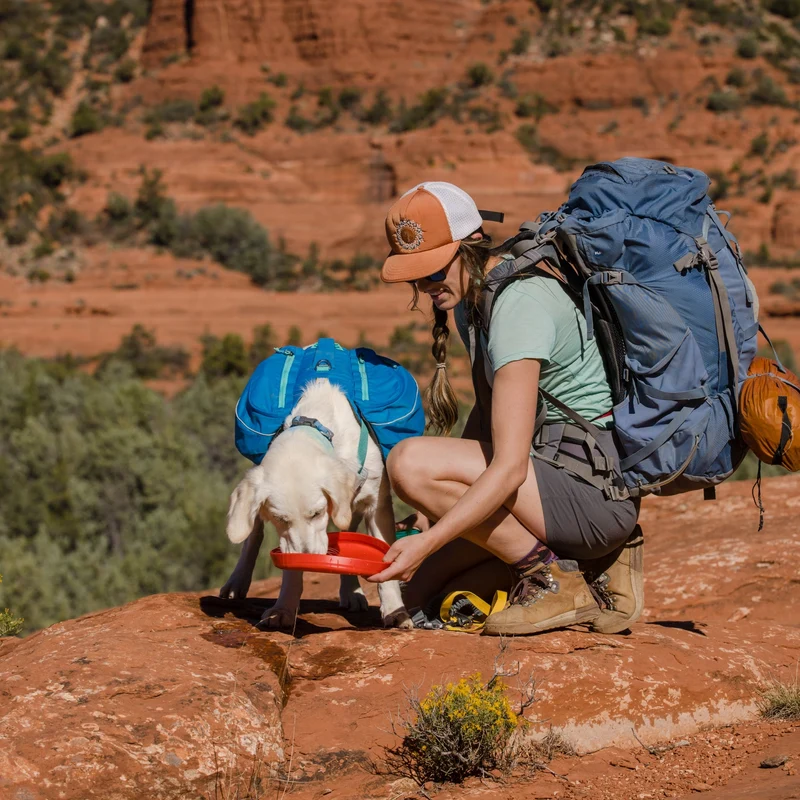 Ruffwear Approach Pack – Ergonomischer Hunderucksack mit Satteltaschen für aktive Hunde auf Trekking & Wandertouren