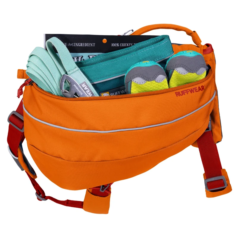 Ruffwear Approach Pack – Ergonomischer Hunderucksack mit Satteltaschen für aktive Hunde auf Trekking & Wandertouren