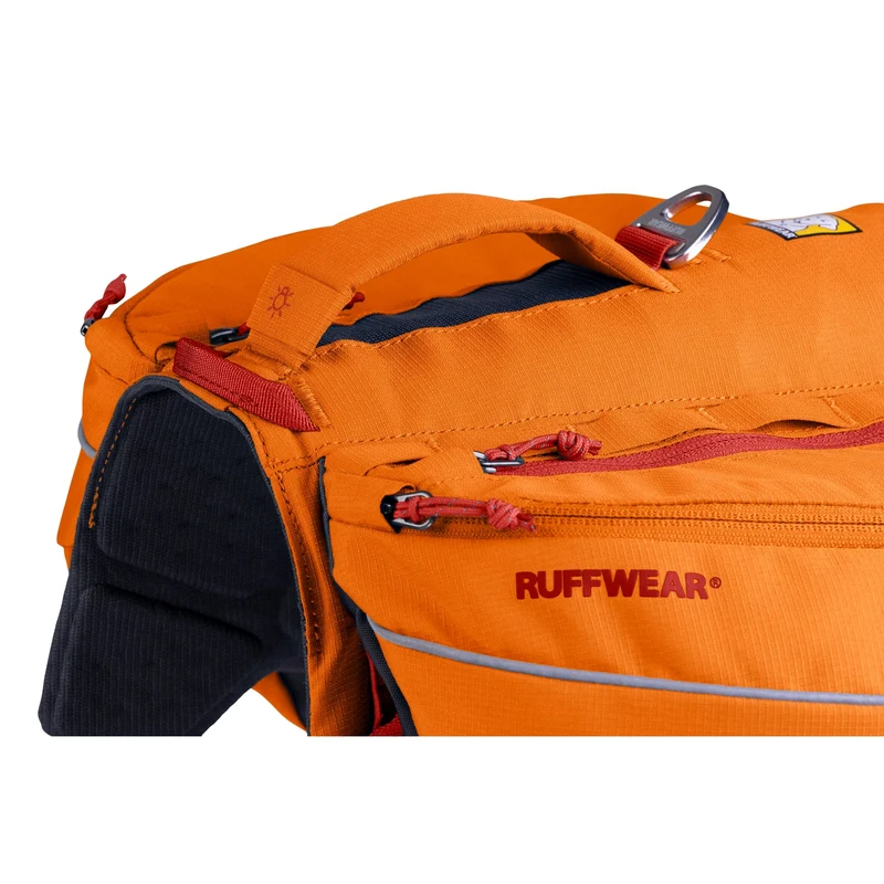 Ruffwear Approach Pack – Ergonomischer Hunderucksack mit Satteltaschen für aktive Hunde auf Trekking & Wandertouren