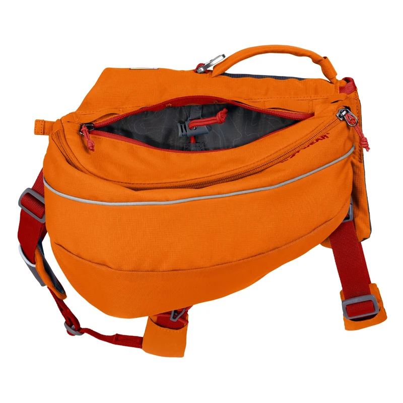 Ruffwear Approach Pack – Ergonomischer Hunderucksack mit Satteltaschen für aktive Hunde auf Trekking & Wandertouren