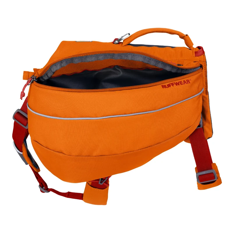 Ruffwear Approach Pack – Ergonomischer Hunderucksack mit Satteltaschen für aktive Hunde auf Trekking & Wandertouren