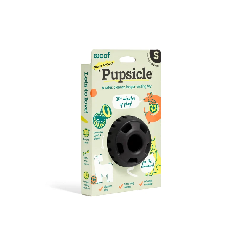 Woof Pupsicle Power Chewer (schwarz)