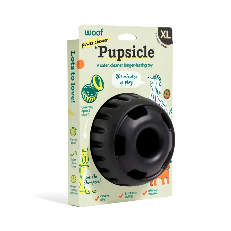 Woof Pupsicle Power Chewer (schwarz)