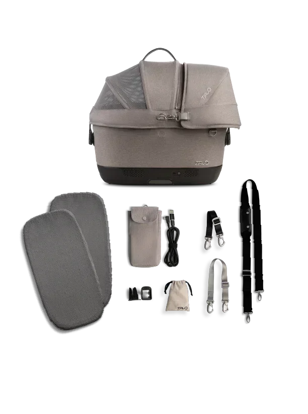 Isofix Autositz & Transportbox Maeve™ iso6x Wind Tavo | Integriertes Belüftungssystem | für Hunde bis 18 kg | GREENGUARD-Gold-Zertifizierung | Fawn