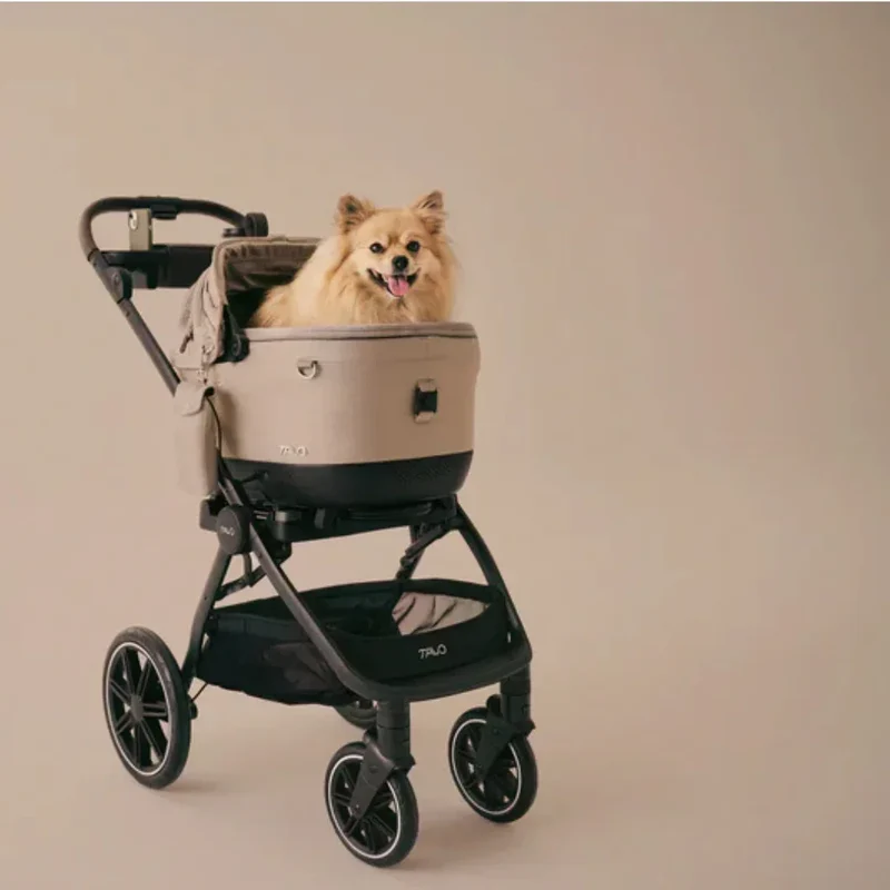 Isofix Autositz & Transportbox Maeve™ iso5x Wind Tavo | Integriertes Belüftungssystem | für Hunde bis 13.6 kg | GREENGUARD-Gold-Zertifizierung | Merle