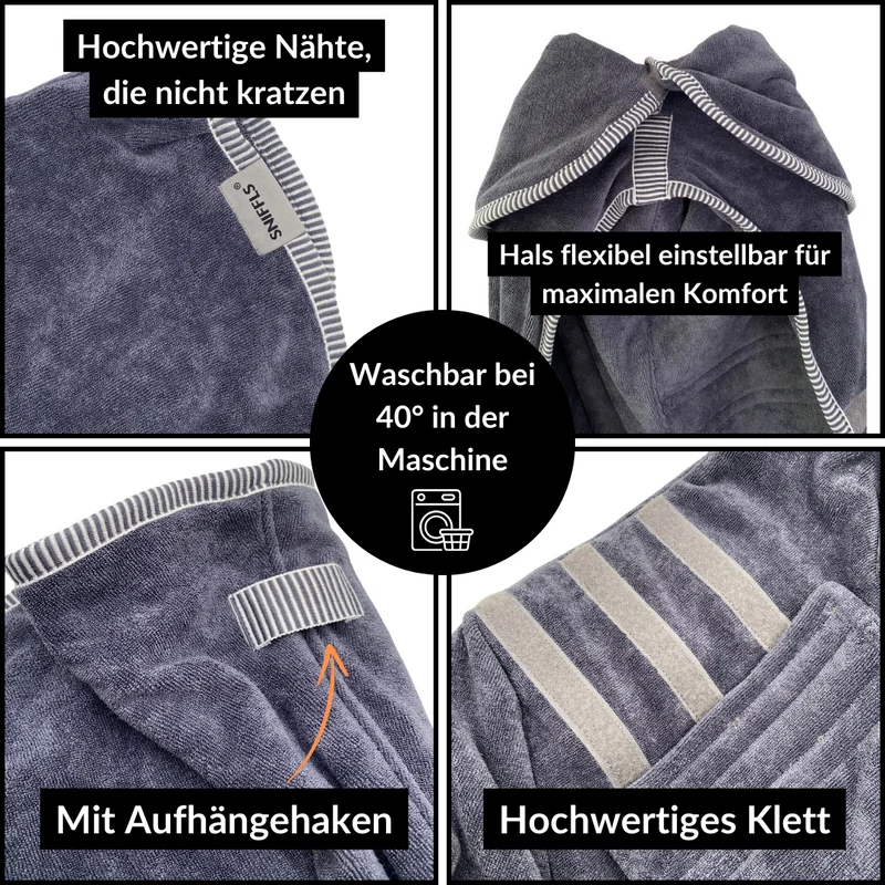 SNIFFLS® Bademantel für Hunde