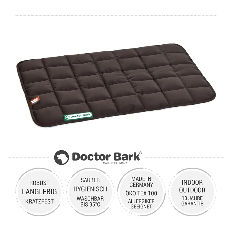Doctor Bark Hundedecke – Waschbar bis 95°C, Hygienisch & Gelenkschonend für Indoor & Outdoor
