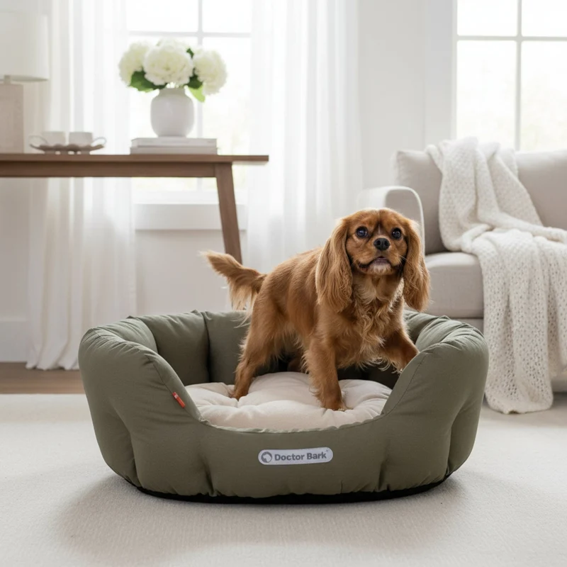 Doctor Bark Orthopädisches Hundenest – Premium Hundebett mit Gelenkschutz, waschbar & langlebig für gesunden Schlaf
