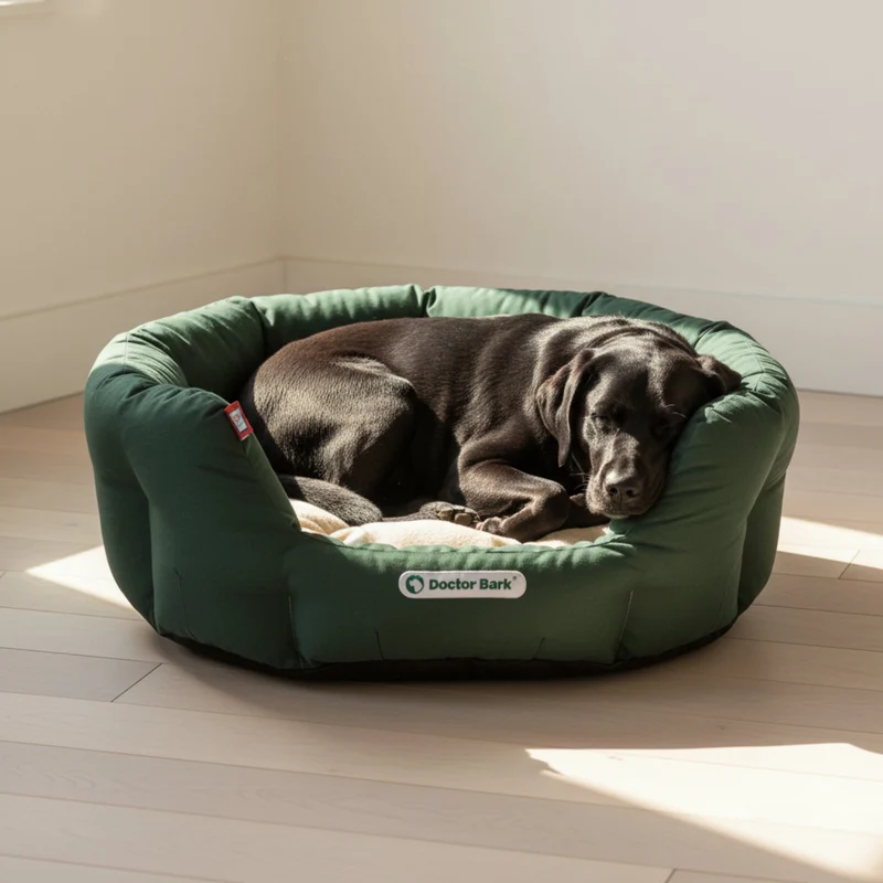 Doctor Bark Orthopädisches Hundenest – Premium Hundebett mit Gelenkschutz, waschbar & langlebig für gesunden Schlaf