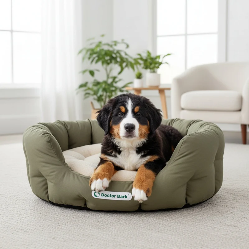 Doctor Bark Orthopädisches Hundenest – Premium Hundebett mit Gelenkschutz, waschbar & langlebig für gesunden Schlaf