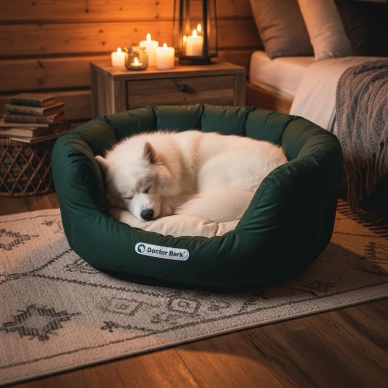 Doctor Bark Orthopädisches Hundenest – Premium Hundebett mit Gelenkschutz, waschbar & langlebig für gesunden Schlaf