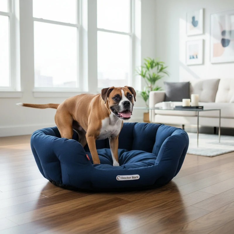 Doctor Bark Orthopädisches Hundenest – Premium Hundebett mit Gelenkschutz, waschbar & langlebig für gesunden Schlaf