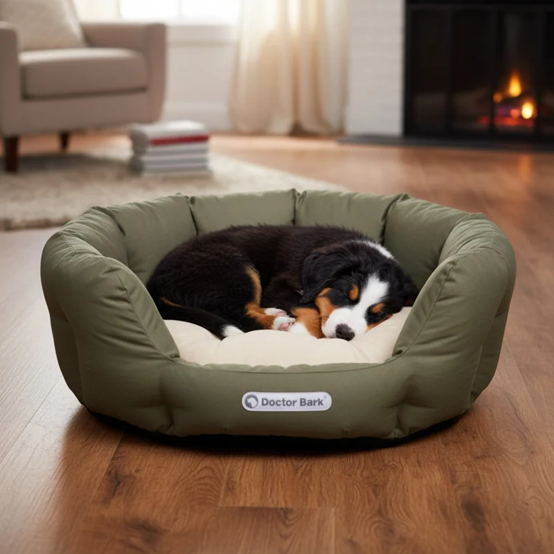 Doctor Bark Orthopädisches Hundenest – Premium Hundebett mit Gelenkschutz, waschbar & langlebig für gesunden Schlaf