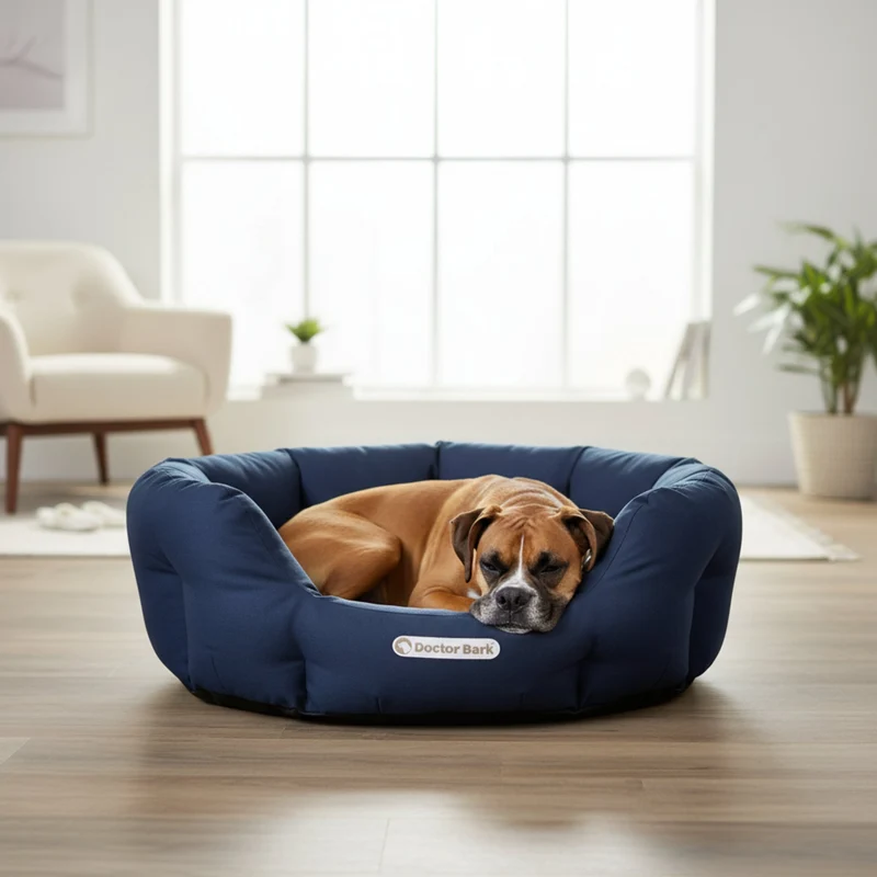 Doctor Bark Orthopädisches Hundenest – Premium Hundebett mit Gelenkschutz, waschbar & langlebig für gesunden Schlaf