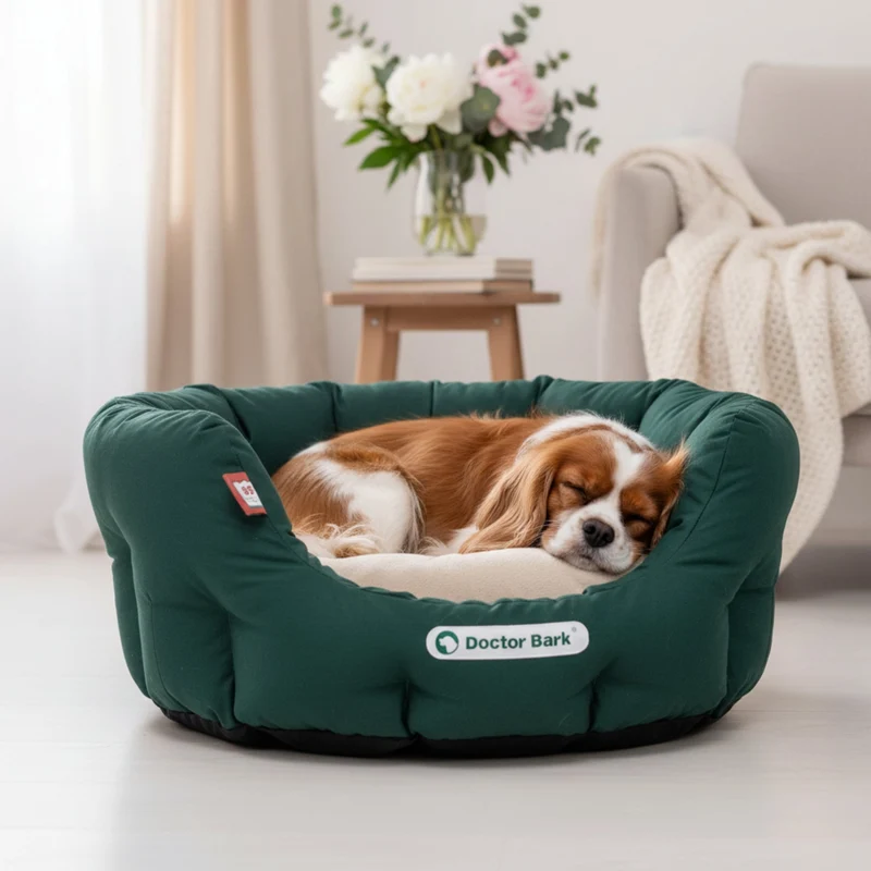 Doctor Bark Orthopädisches Hundenest – Premium Hundebett mit Gelenkschutz, waschbar & langlebig für gesunden Schlaf