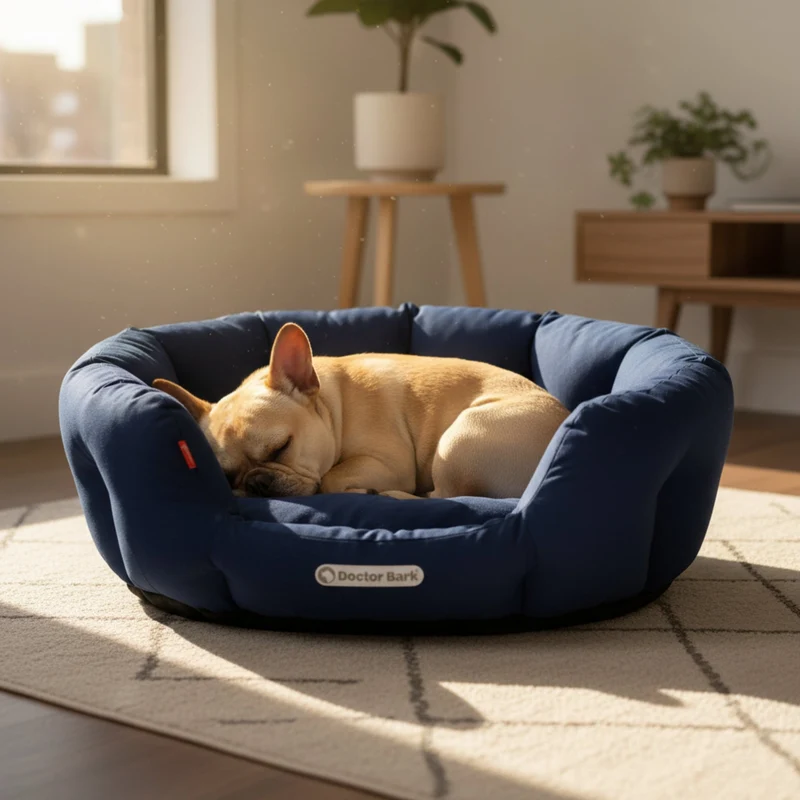 Doctor Bark Orthopädisches Hundenest – Premium Hundebett mit Gelenkschutz, waschbar & langlebig für gesunden Schlaf