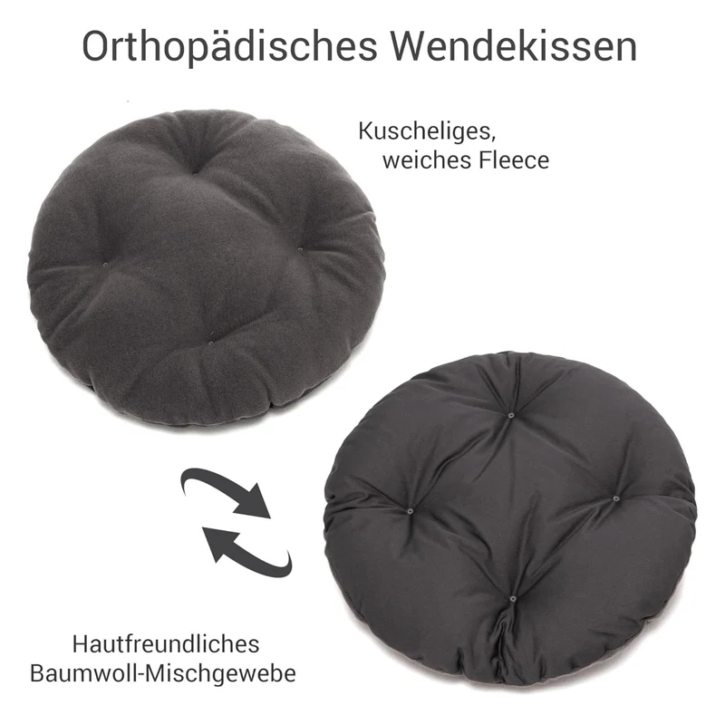 Doctor Bark Orthopädisches Hundenest – Premium Hundebett mit Gelenkschutz, waschbar & langlebig für gesunden Schlaf