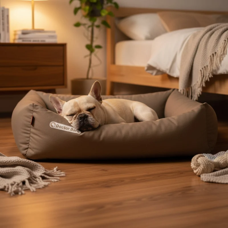 Doctor Bark Orthopädisches Hundebett – Gelenkschonend & Wirbelsäulenentlastend für gesunden Schlaf