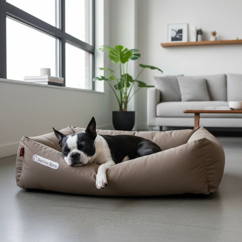 Doctor Bark Orthopädisches Hundebett – Gelenkschonend & Wirbelsäulenentlastend für gesunden Schlaf