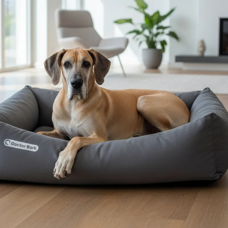 Doctor Bark Orthopädisches Hundebett – Gelenkschonend & Wirbelsäulenentlastend für gesunden Schlaf