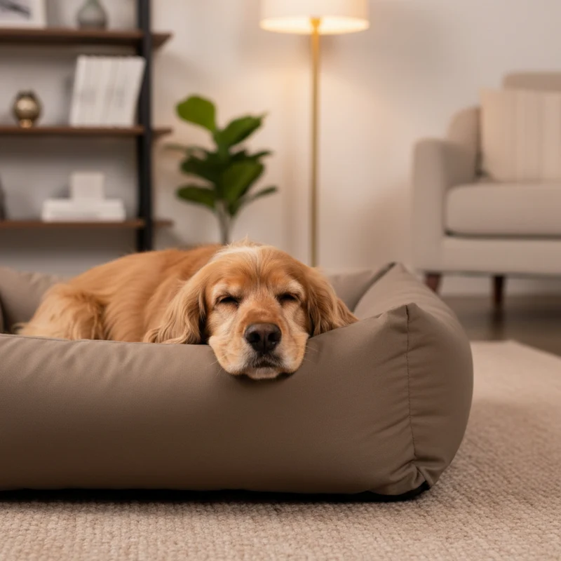 Doctor Bark Orthopädisches Hundebett – Gelenkschonend & Wirbelsäulenentlastend für gesunden Schlaf
