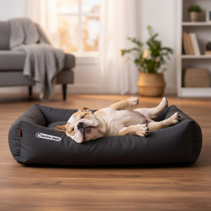 Doctor Bark Orthopädisches Hundebett – Gelenkschonend & Wirbelsäulenentlastend für gesunden Schlaf