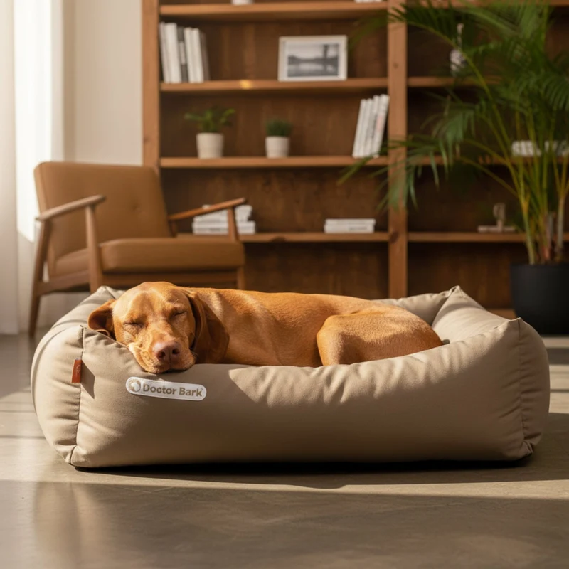 Doctor Bark Orthopädisches Hundebett – Gelenkschonend & Wirbelsäulenentlastend für gesunden Schlaf
