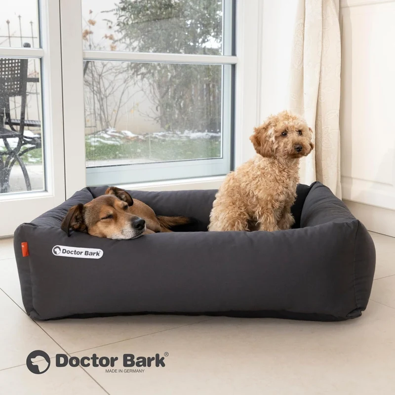 Doctor Bark Orthopädisches Hundebett – Gelenkschonend & Wirbelsäulenentlastend für gesunden Schlaf