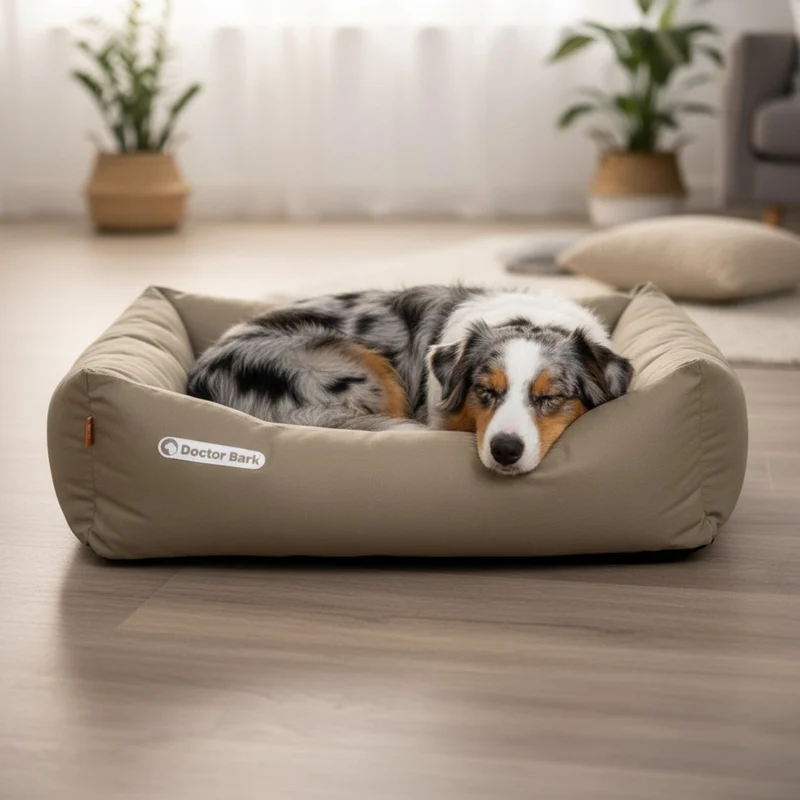 Doctor Bark Orthopädisches Hundebett – Gelenkschonend & Wirbelsäulenentlastend für gesunden Schlaf