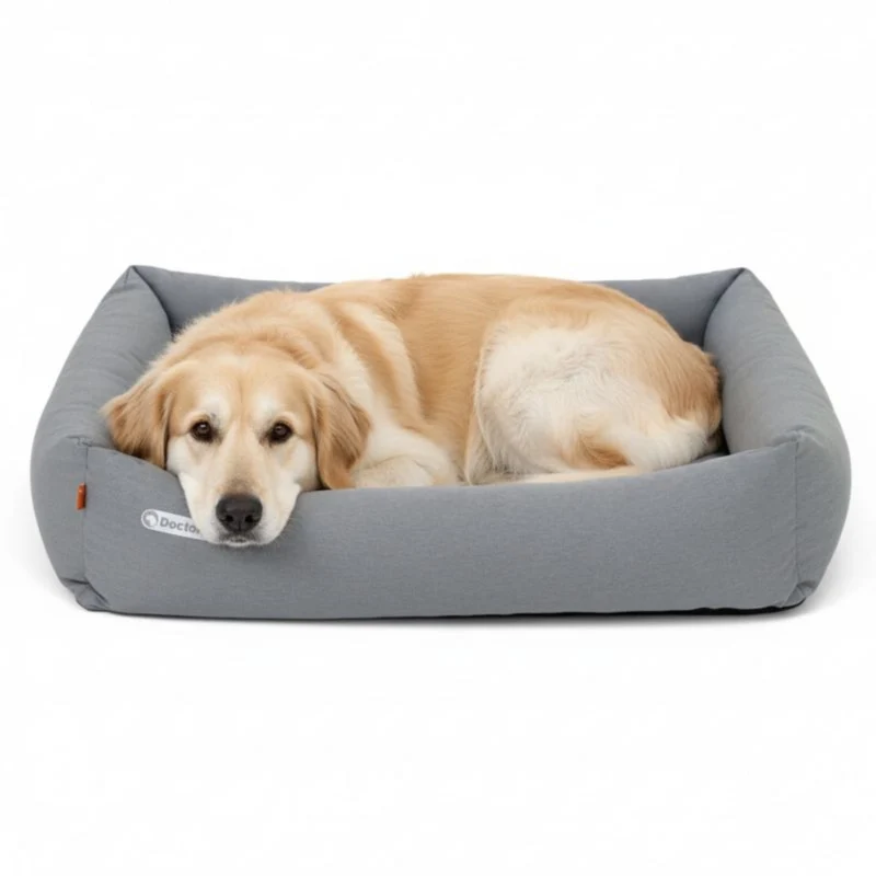 Doctor Bark Orthopädisches Hundebett – Gelenkschonend & Wirbelsäulenentlastend für gesunden Schlaf