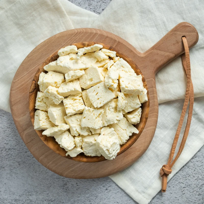 Kaukäse-Stücke (Trockenbarf)