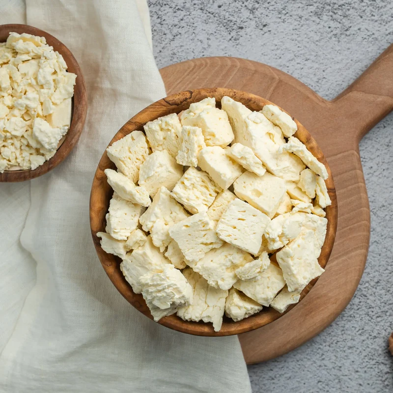 Kaukäse-Stücke (Trockenbarf)