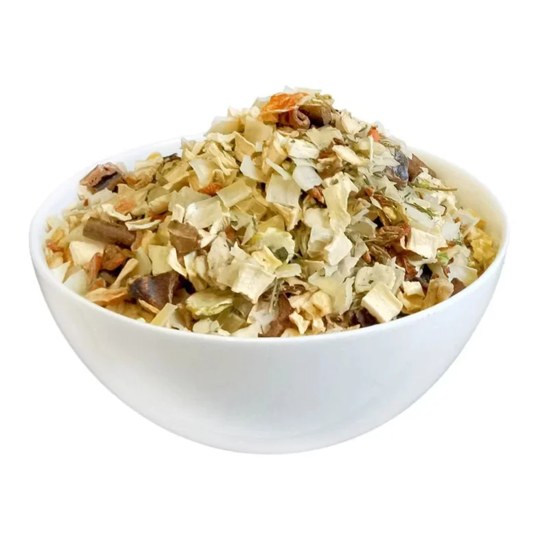 Perro Müsli Mix – Getreidefrei & Glutenfrei | Natürliche Flocken als Ergänzungsfutter für Hunde mit Gemüse & Erbsen