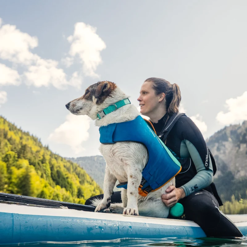 Ruffwear Confluence Collar – Wasserdichtes, geruchsneutrales Premium-Hundehalsband mit Reflektoren für Wasser-Abenteuer und aktive Hunde