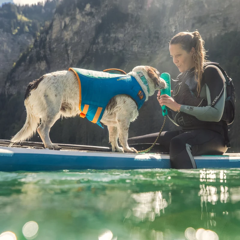 Ruffwear Confluence Collar – Wasserdichtes, geruchsneutrales Premium-Hundehalsband mit Reflektoren für Wasser-Abenteuer und aktive Hunde