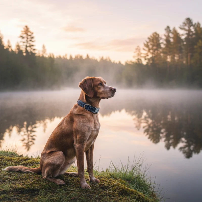 Ruffwear Confluence Collar – Wasserdichtes, geruchsneutrales Premium-Hundehalsband mit Reflektoren für Wasser-Abenteuer und aktive Hunde