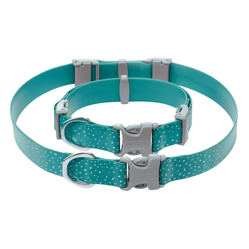 Ruffwear Confluence Collar – Wasserdichtes, geruchsneutrales Premium-Hundehalsband mit Reflektoren für Wasser-Abenteuer und aktive Hunde