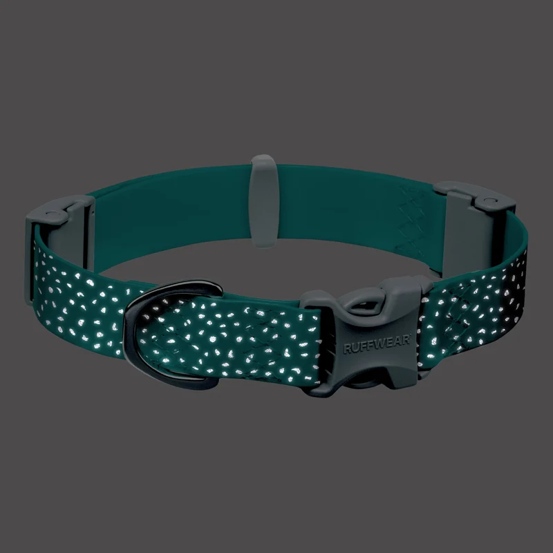 Ruffwear Confluence Collar – Wasserdichtes, geruchsneutrales Premium-Hundehalsband mit Reflektoren für Wasser-Abenteuer und aktive Hunde