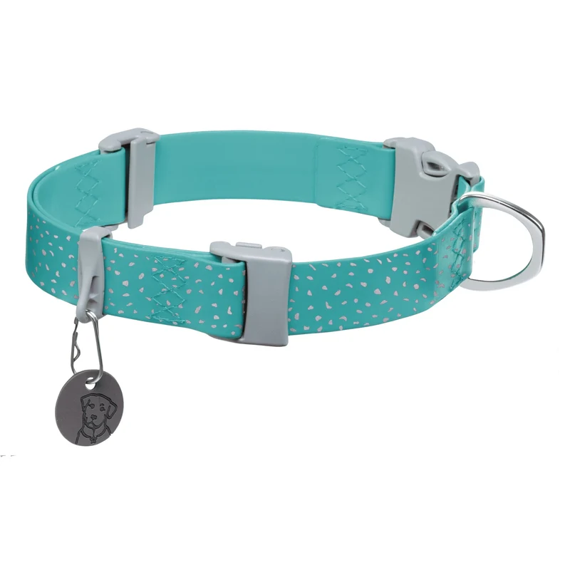 Ruffwear Confluence Collar – Wasserdichtes, geruchsneutrales Premium-Hundehalsband mit Reflektoren für Wasser-Abenteuer und aktive Hunde