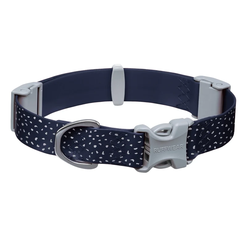 Ruffwear Confluence Collar – Wasserdichtes, geruchsneutrales Premium-Hundehalsband mit Reflektoren für Wasser-Abenteuer und aktive Hunde