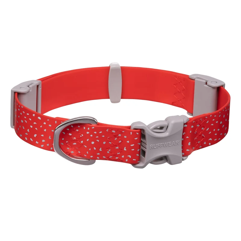 Ruffwear Confluence Collar – Wasserdichtes, geruchsneutrales Premium-Hundehalsband mit Reflektoren für Wasser-Abenteuer und aktive Hunde