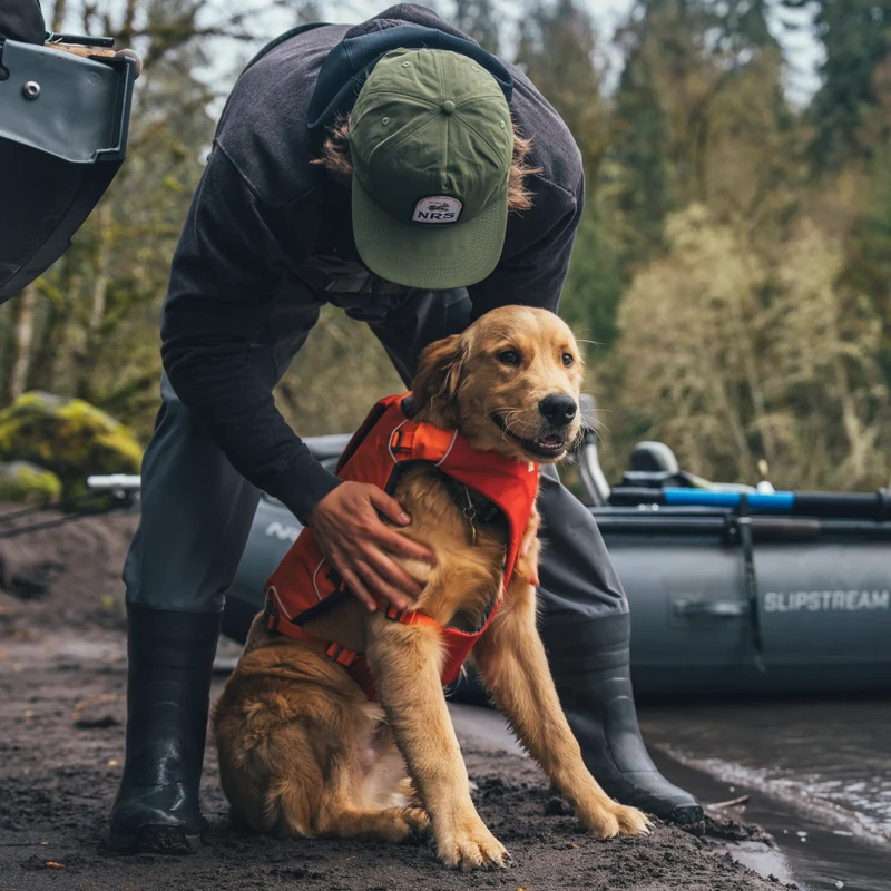 Ruffwear Confluence Schwimmweste – Premium Hundeschwimmweste mit Auftriebskörper, Tragegriff & Reflektoren für sicheres Schwimmen, Bootfahren & Wassersport